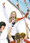 CP
Robert F. Bukaty / the associated press files
Winnipeg�s Jennifer Jones celebrates after delivering the last rock to defeat Sweden and win gold at Sochi.