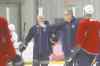 Ruth Bonneville / Winnipeg Free Press
Jets coach Paul Maurice barks orders at the Iceplex during Saturday afternoon's practice.