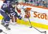 MIKE DEAL / WINNIPEG FREE PRESS
Jets' Blake Wheeler (26) and Coyotes' Shane Doan contend for the puck in second-period play on Thursday night.