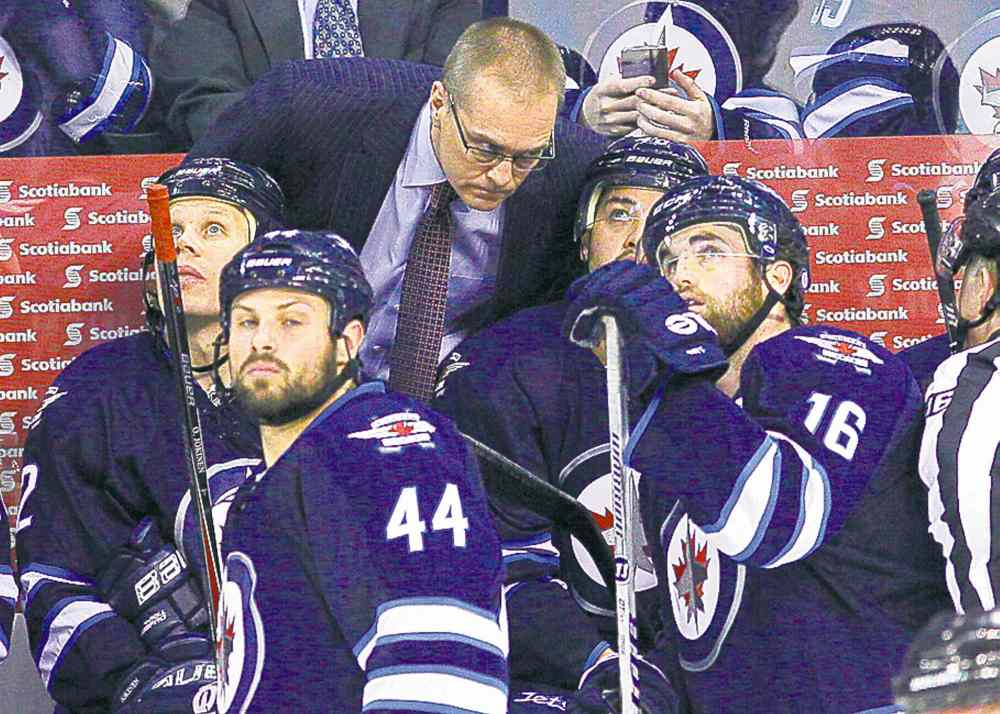John Woods / The Canadian Press
Paul Maurice said there was a lot to like about Michael Frolik's stint at centre.