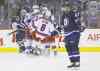 CP
John Woods / the canadian press
New York Rangers celebrate Carl Hagelin�s goal against Jets goaltender Al Montoya (35) in the second period Friday as Jets� Michael Frolik (67) watches.