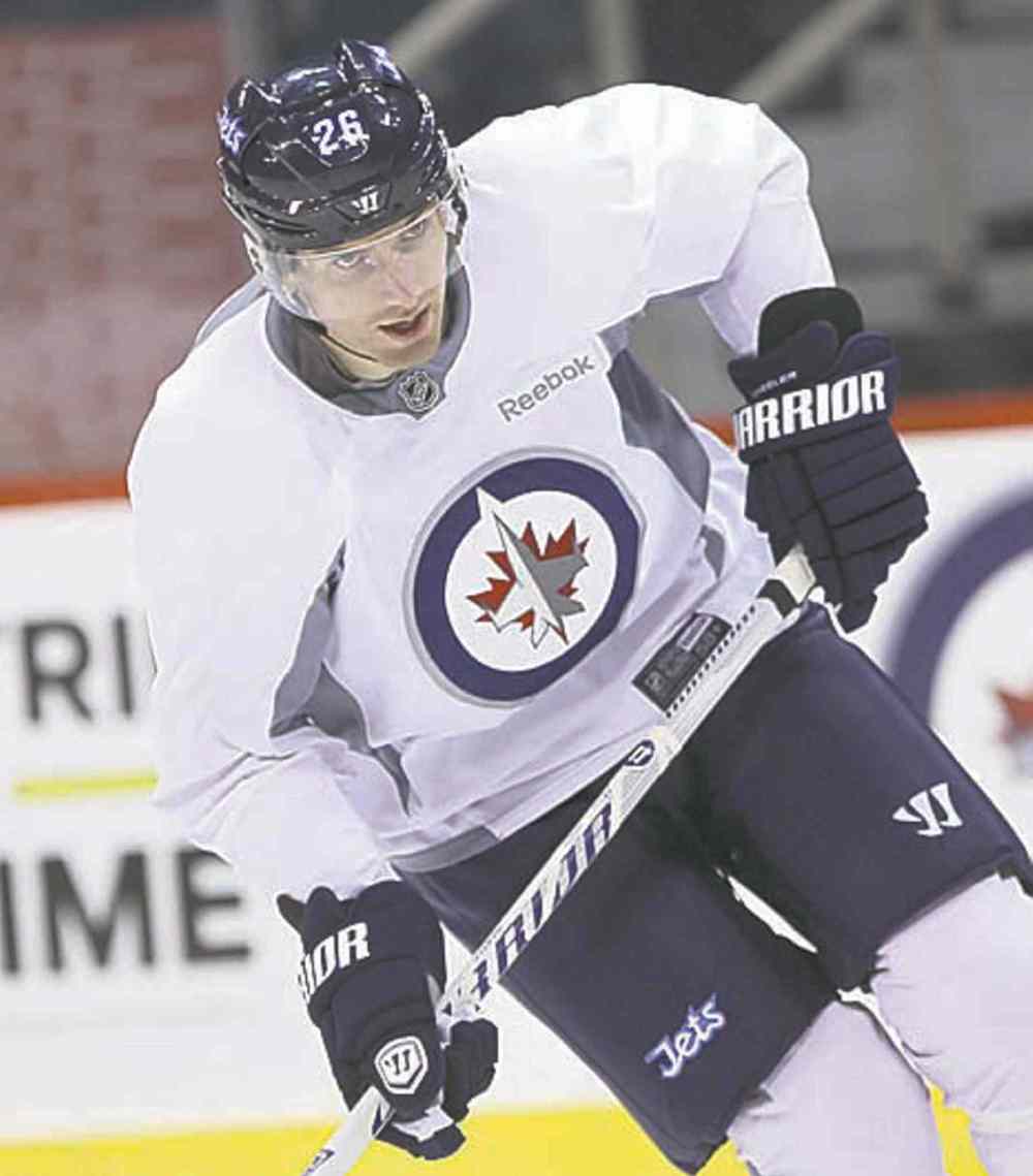 JOE BRYKSA / WINNIPEG FREE PRESS files
Blake Wheeler: crucial night