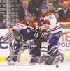 Michael Dwyer / The Associated Press files
Massachusetts-Lowell goalie Connor Hellebuyck had brilliant save percentages of .952 and .941 the past two seasons.