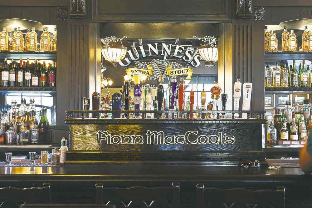 SUBMITTED PHOTO
The interior of a Fionn MacCool's outlet.