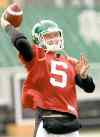 Don Healy /  postmedia news files
Bombers QB Drew Willy is proving he is worthy of the starter's role by doing his best to make sure his teammates are familiar with the CFL-style of game.