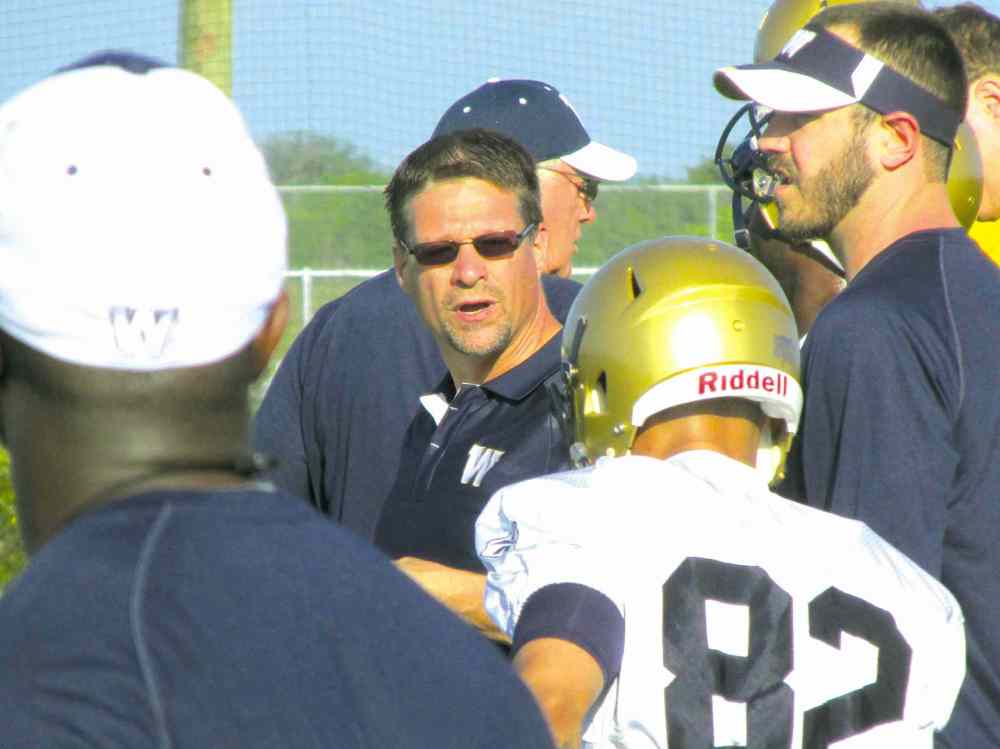 paul wiecek / winnipeg free press
After surviving the Bombers� off-season coaching-staff purge, offensive co-ordinator Marcel Bellefeuille sees a lot of positives going into training camp.