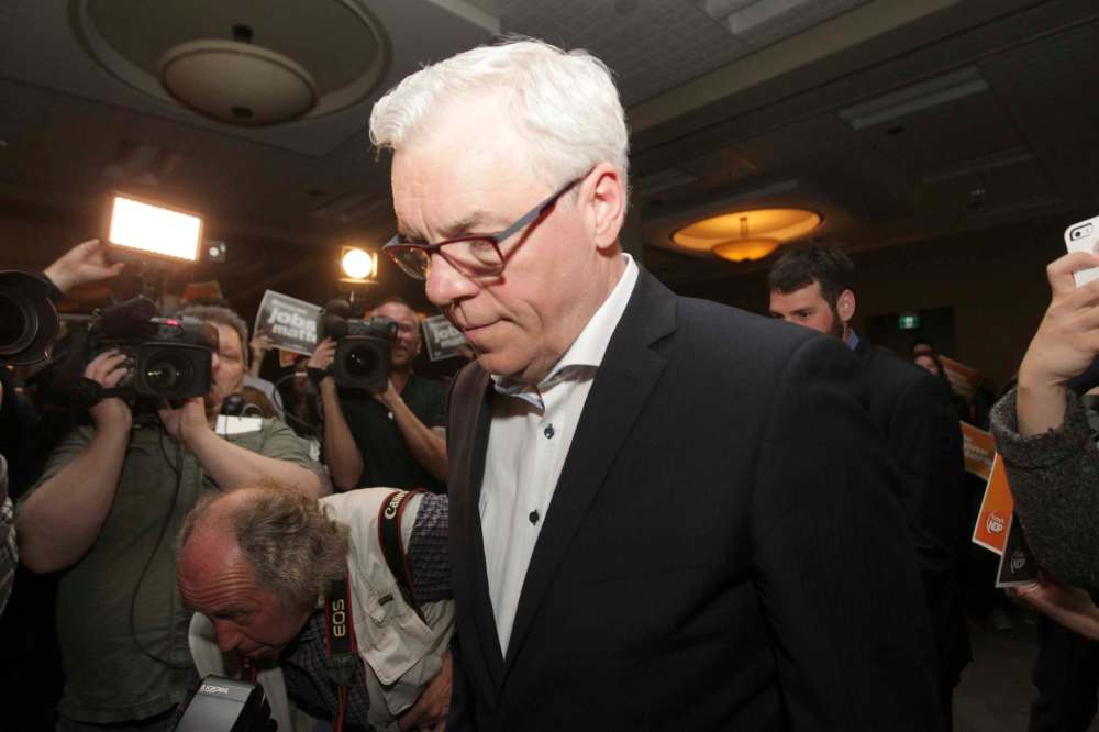 RUTH BONNEVILLE / WINNIPEG FREE PRESS
We will never know for certain how the recent Manitoba election would have played out if Greg Selinger had stepped down as premier when his leadership was challenged in 2014.