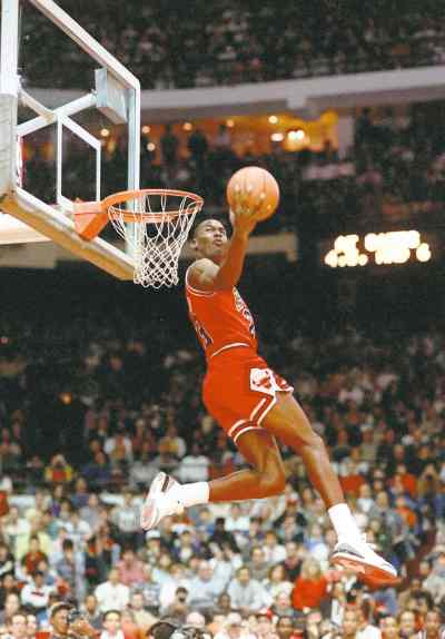 JOHN SWART / THE ASSOCIATED PRESS FILES
While Jordan was a dominant force on the hardwood, he was often criticized for not playing a 'team' game.