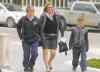 Boris Minkevich / Winnipeg Free Press
Paula Havixbeck, with her sons, Nick (left), and Adrian, is pledging not to run for her council seat in the fall election.