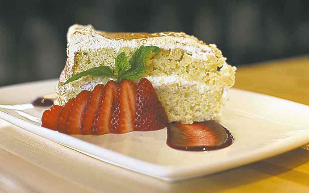 Jason Halstead
Jason Halstead/Winnipeg Free Press
Coconut cake at the Cornerstone Bar and Restaurant at the corner of Osborne Street.