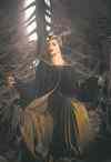 Disney
Jolie as Maleficent in an opulent gown.