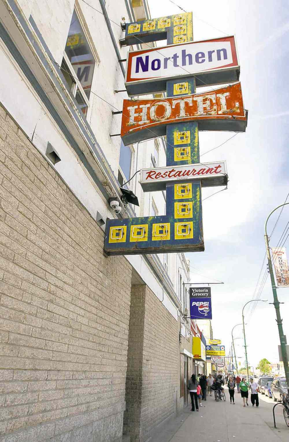 The Northern Hotel is an example of a commemorated property that has no special protection, just a certificate.