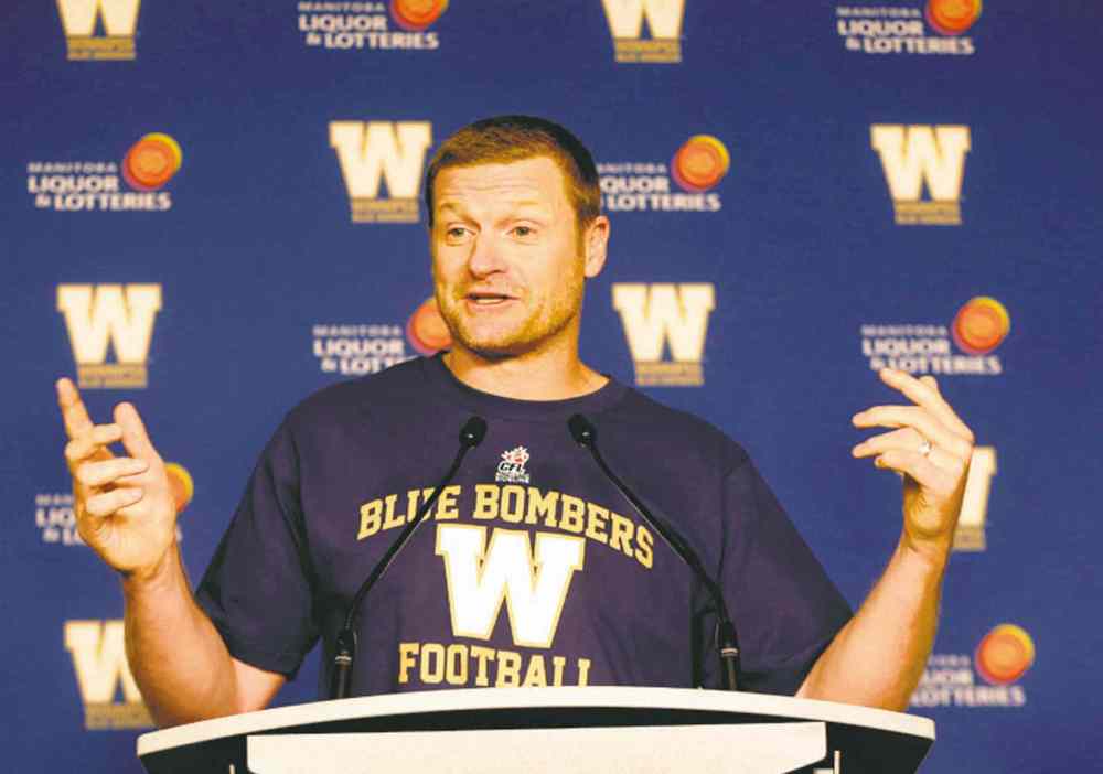 Winnipeg Blue Bombers Head Coach Mike O'Shea