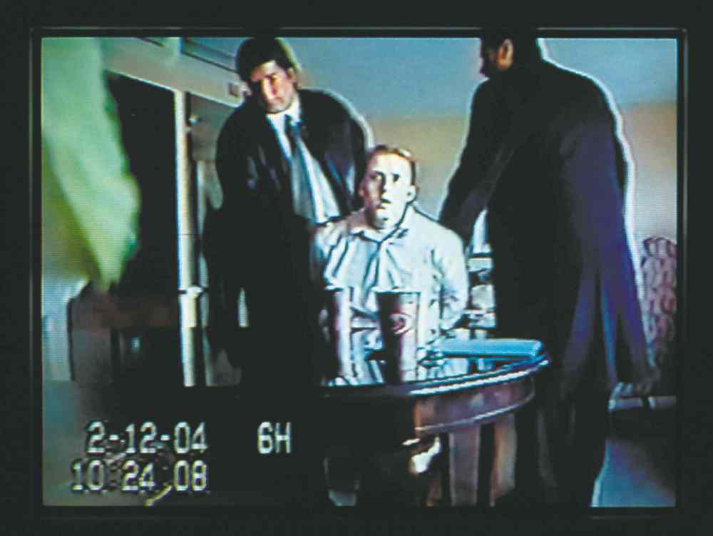 supplied image
A still capture of video from the undercover sting operation that netted Bridges.