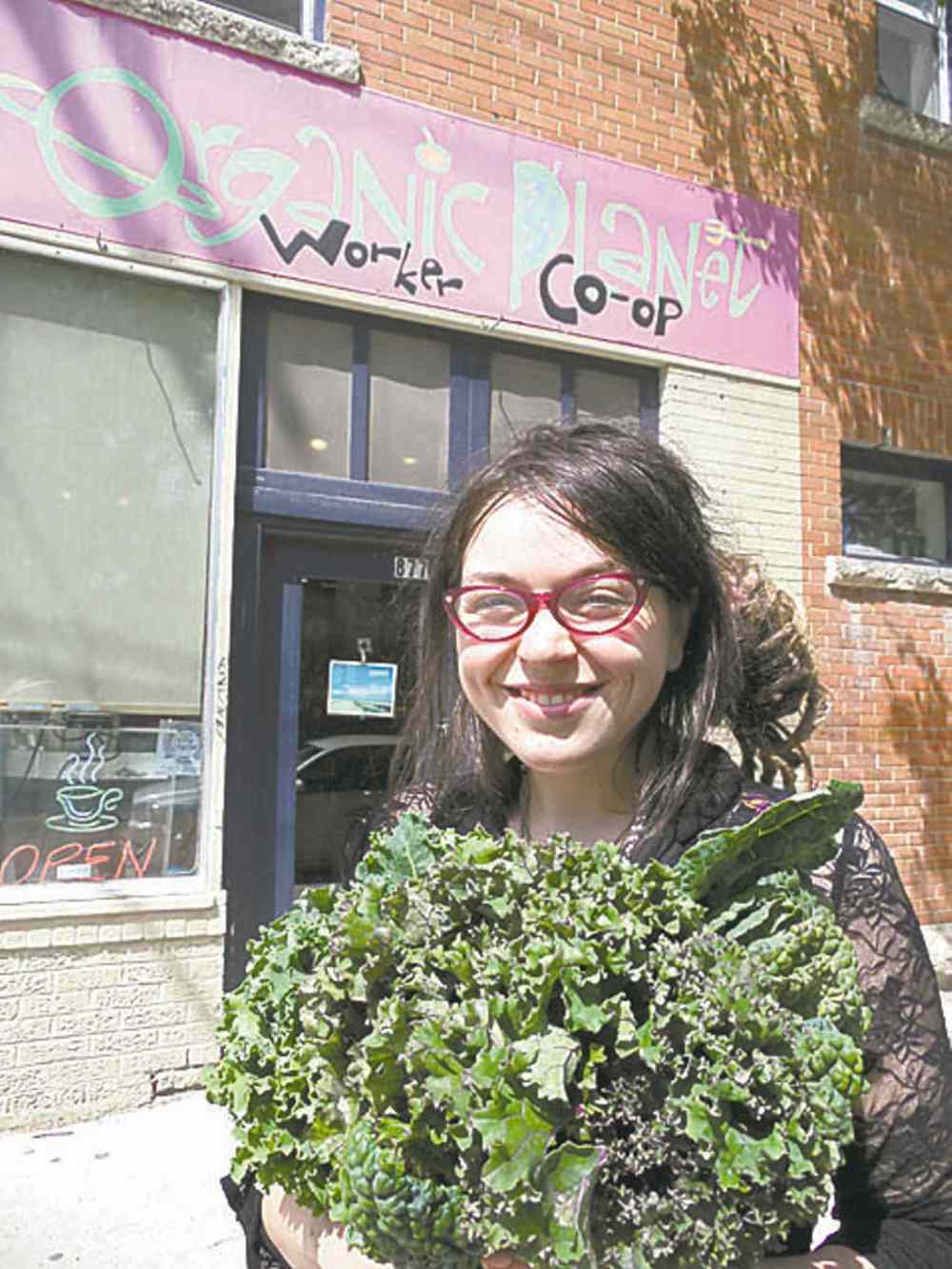 Maureen Scurfield / Winnipeg Free Press
Ciara Preteau, one of the owners of the Organic Planet Worker Co-op.