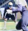 JOE BRYKSA / WINNIPEG FREE PRESS
Winnipeg Blue Bombers Safety Lin-J Shell during practice Wednesday afternoon at Investors Group Field.