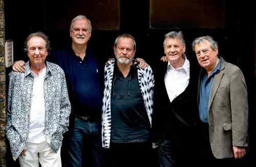 John Phillips Invision / the associated press 
From left, Eric Idle, John Cleese, Terry Gilliam, Michael Palin and Terry Jones of the comedy group Monty Python are reuniting for a series of concerts.
