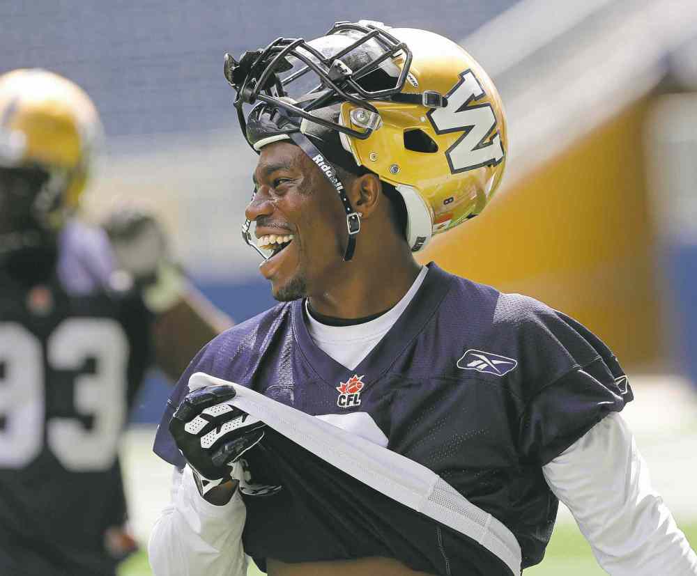 KEN GIGLIOTTI / WINNIPEG FREE PRESS
After the signing of QB Drew Willy, Bombers GM Kyle Walters considers defensive back Chris Randle to be his most important off-season acquisition.