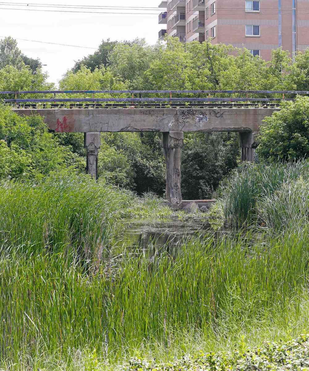 KEN GIGLIOTTI / WINNIPEG FREE PRESS files
Three teens were robbed and assaulted under the railway bridge east of Empress Street after shopping Saturday.
