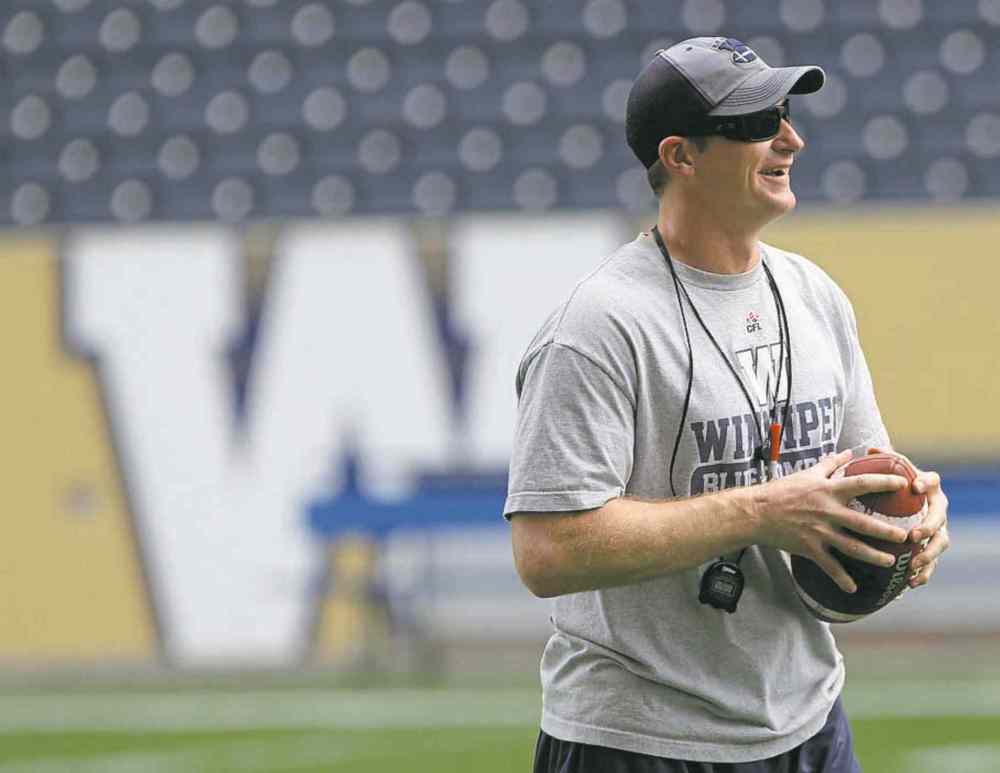 Joe Bryska / Winnipeg Free Press Files
Coach Mike O'Shea isn't about to let early success lead to swelled heads.