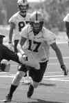 MIKE DEAL / WINNIPEG FREE PRESS
MIKE DEAL / WINNIPEG FREE PRESS
Receiver Nick Moore took part in practice Sunday, but won�t play Tuesday against the Argonauts.