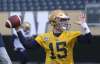 JOE BRYKSA / WINNIPEG FREE PRESS
Winnipeg Blue Bombers quarterback Matt Nichols gets some work in during the Winnipeg Blue Bombers mini-camp at Investors Group Field Monday.