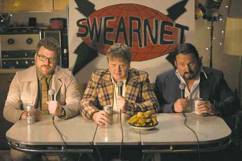 Christos Kalohoridis  / eOne Films
From left, Robb Wells, Mike Smith and Jean Paul Tremblay play themselves, sort of, in SwearNet.