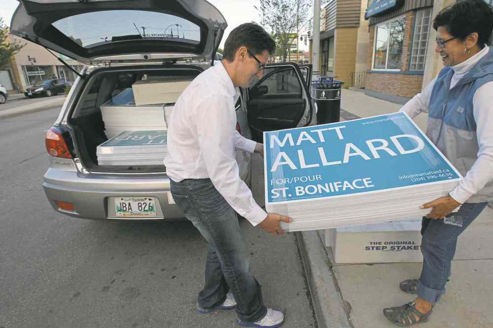 Candidates’ signs allowed today Winnipeg Free Press