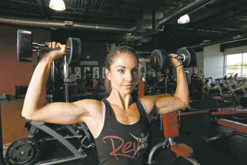 KEN GIGLIOTTI / WINNIPEG FREE PRESS
Ainsley McSorley is owner, trainer and nutritionist at her own four-facility business called Revive Fitness. She is a former professional fitness competitor.