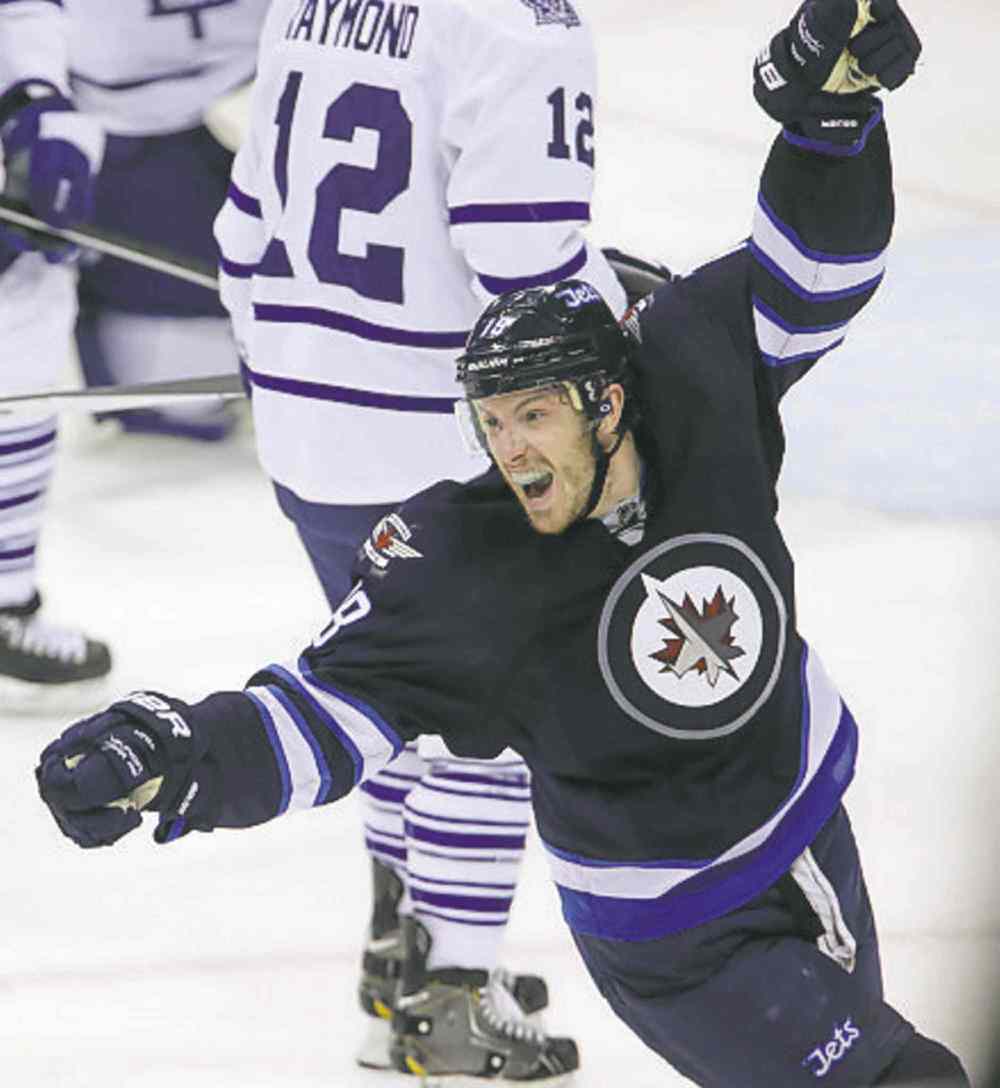 Trevor Hagan / Winnipeg Free Press Files
Winnipeg Jets' Bryan Little has just an inkling of what to expect, but he's pumped.
