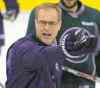 BORIS MINKEVICH / WINNIPEG FREE PRESS  
Jets bench boss Paul Maurice is tired of talking about practice.