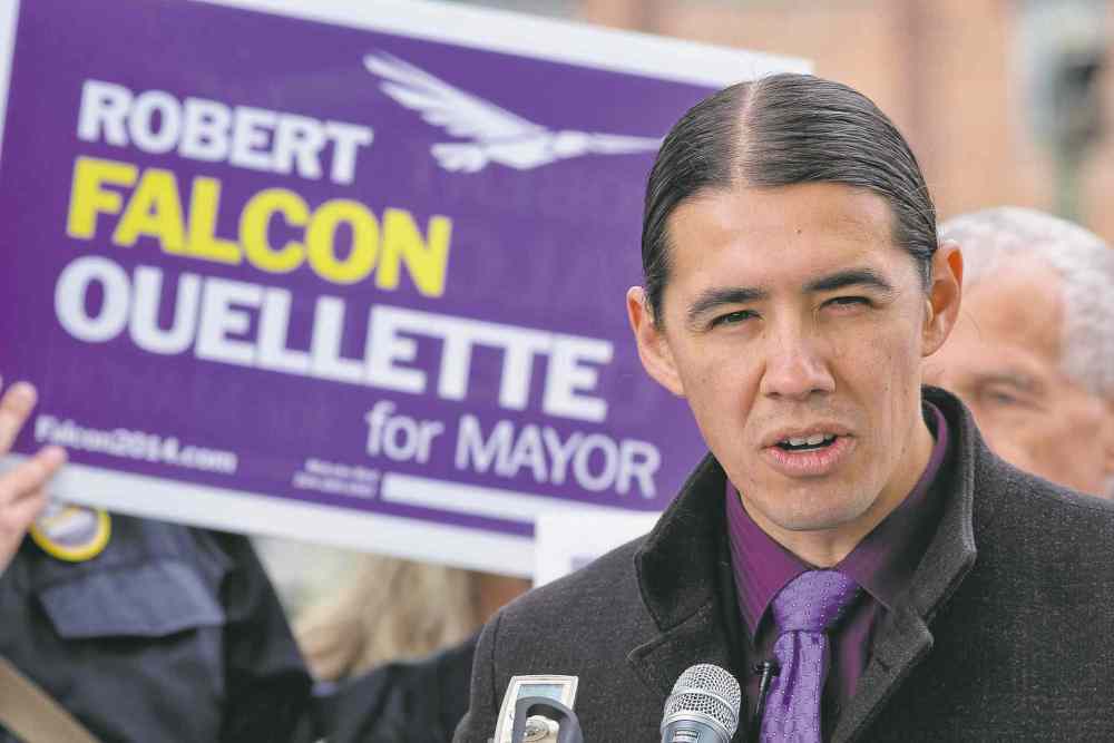 Mike Deal / Winnipeg Free Press
Robert-Falcon Ouellette says if he is elected, he will make available a few thousand dollars for the pilot project ideas.