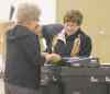KEN GIGLIOTTI / WINNIPEG FREE PRESS files 
Judy Wasylycia-Leis casts her ballot at Luxton School in the North End during the last civic election.