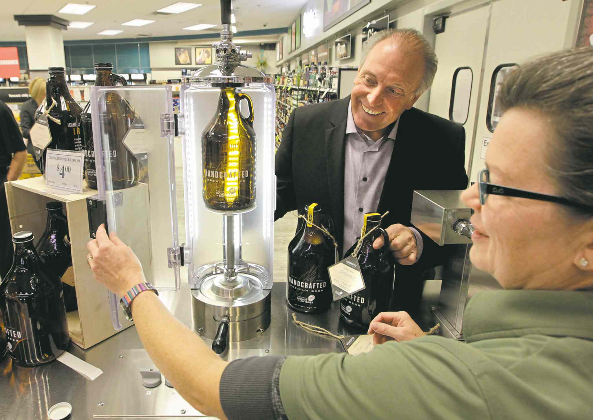 Take pub home inside a growler Winnipeg Free Press