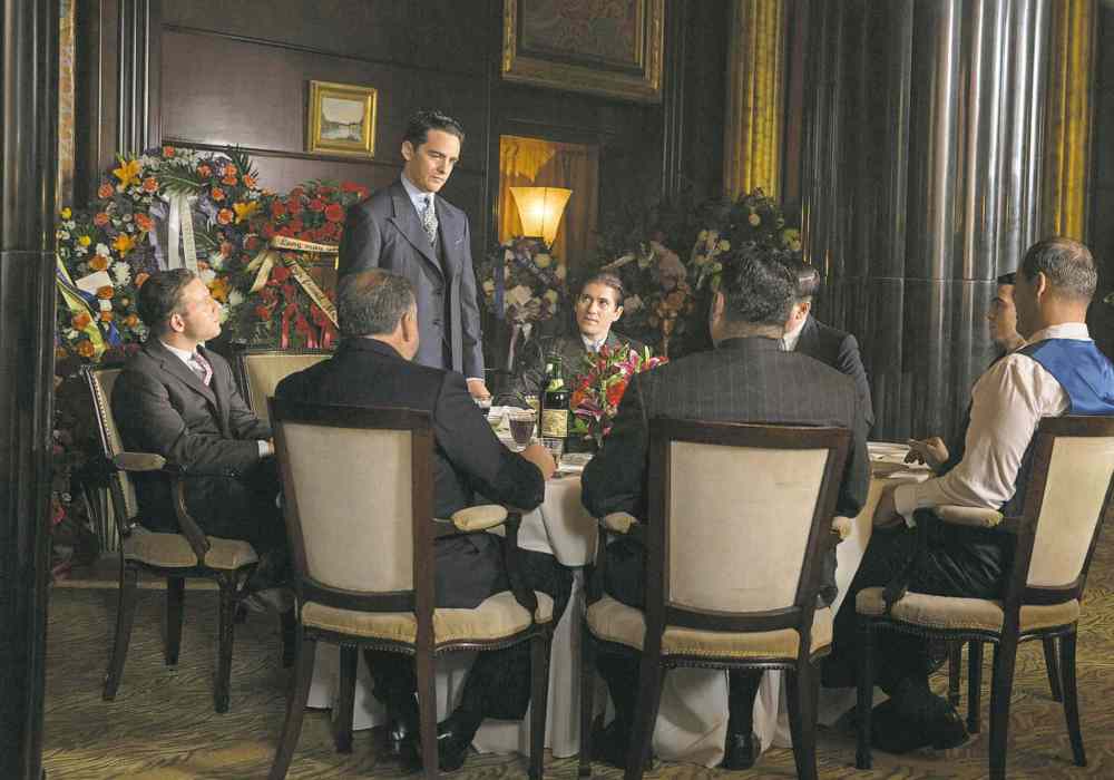 Tribune Media MCT
Anatol Yusef (left) as Meyer Lansky, Vincent Piazza as Lucky Luciano and Michael Zegen as Bugsy Siegel.