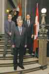 L-R: Kevin P. Gabel, Daria Puttaert, Ross McMillan and Eric Blais.