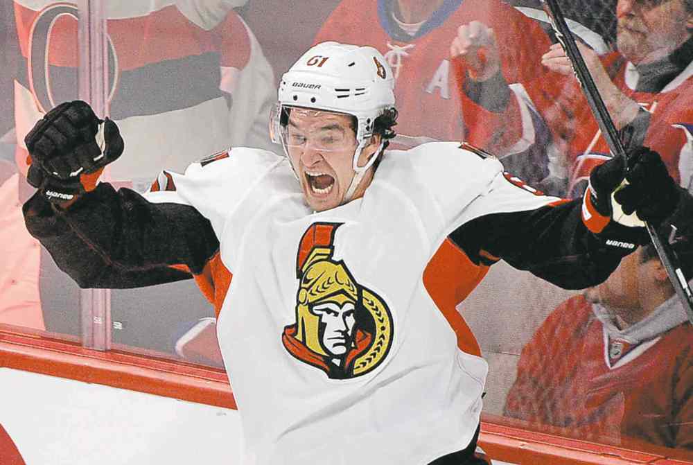 Graham Hughes / the canadian press files
Mark Stone: five-game point streak