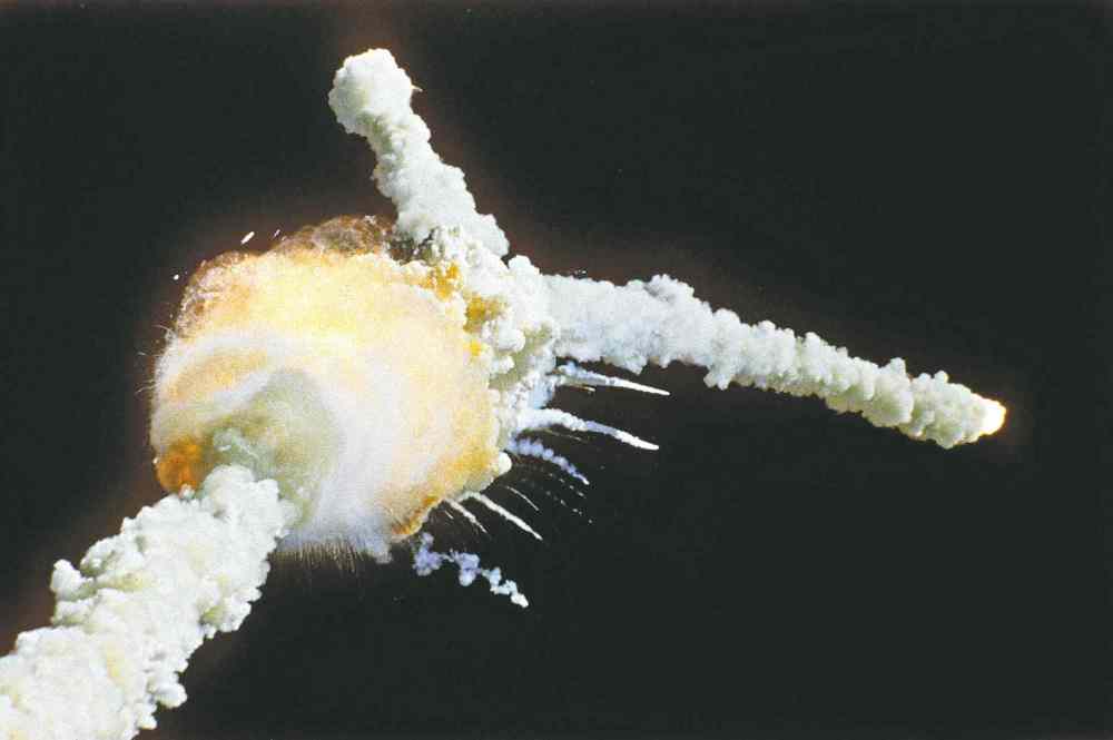 Bruce Weaver / The Associated Press files
The space shuttle Challenger explodes shortly after lifting off from Kennedy Space Center on Jan. 28, 1986.
