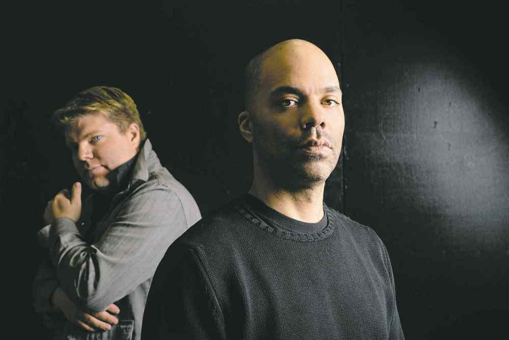 SUPPLIED PHOTO
Ismaila Alfa (right) with his collaborator and producer Michael P Falk.