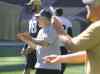 Winnipeg Blue Bombers defensive co-ordinator Gary Etcheverry barks orders during a workout last season. In retrospect, the orders were the wrong ones.
