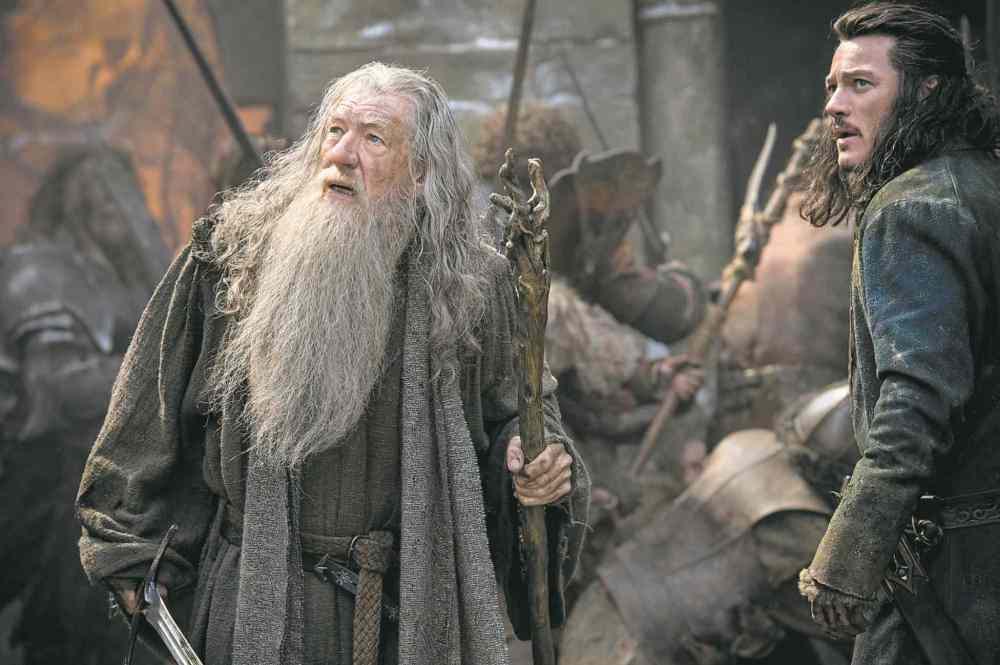 WARNER BROS.
Gandalf the Grey and Bard the Bowman could be up for babysitting duties in Hobbit Babies!
