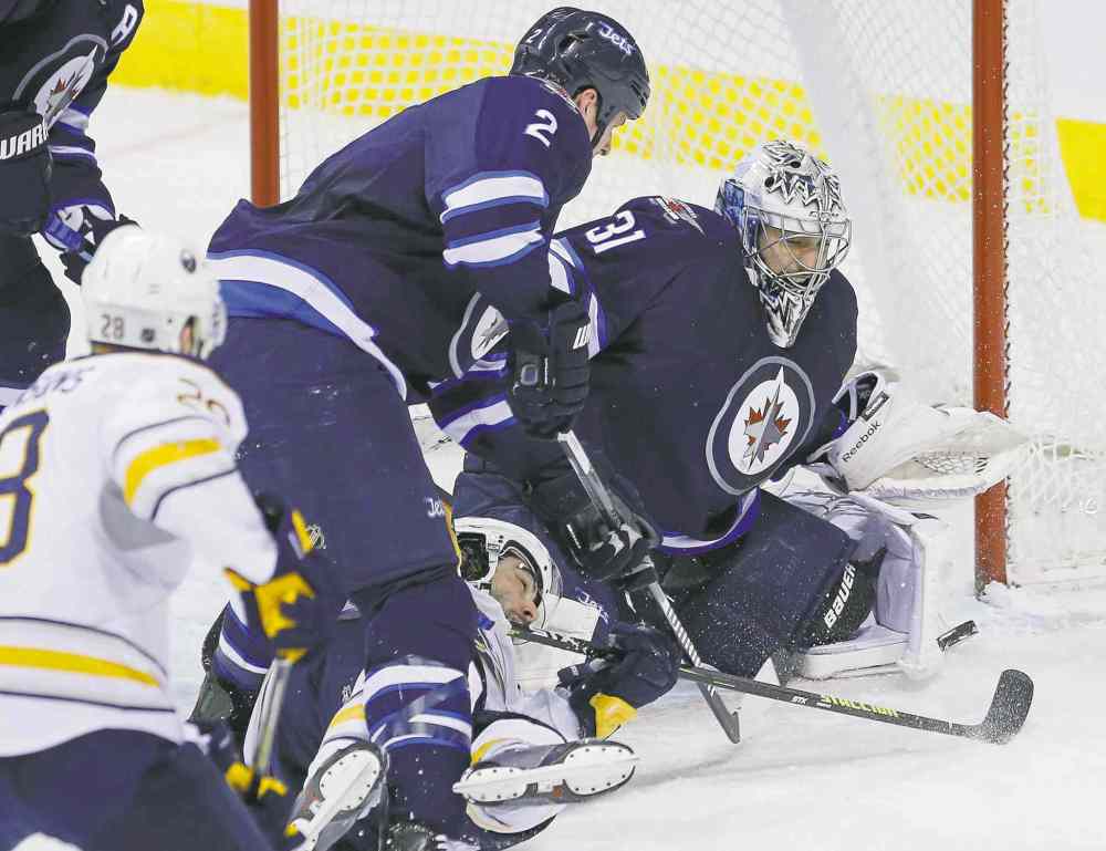 John Woods / The Canadian Press Files
Jets goaltender Ondrej Pavelec says his job is to keep the team in games.