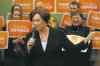 BORIS MINKEVICH  / WINNIPEG FREE PRESS
Theresa Oswald told supporters the NDP under her leadership would protect medicare and other public services.