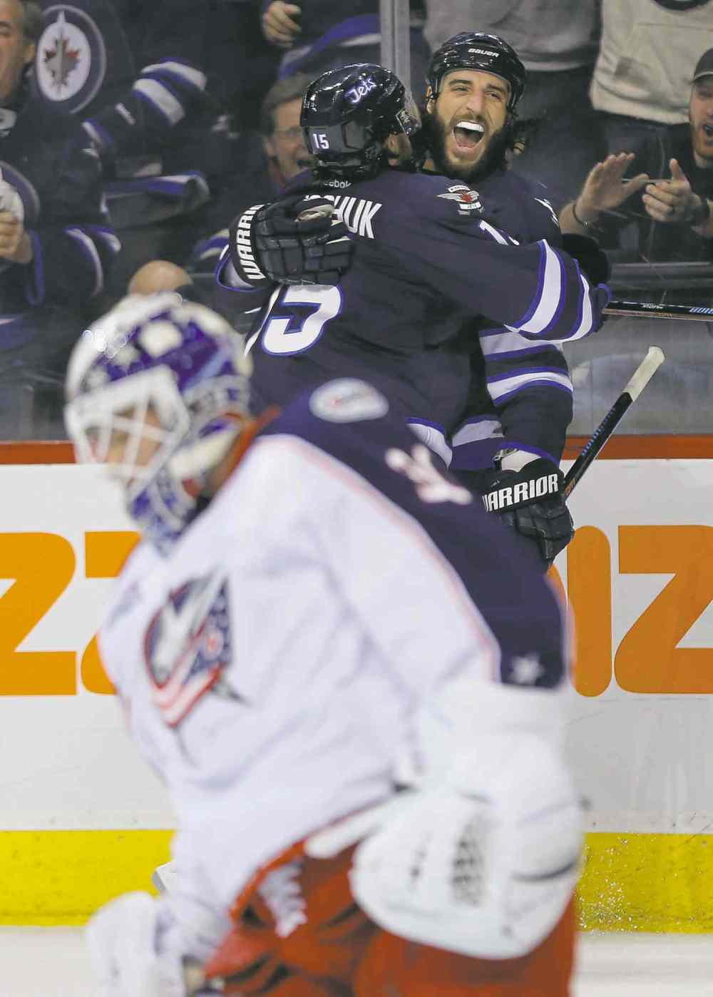 John Woods / The Canadian Press Files
The Jets have lost six games this season when leading the game after two periods.