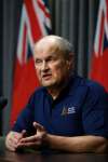 WAYNE GLOWACKI / WINNIPEG FREE PRESS
Gary Friesen, fire program manager with the Manitoba government, gives an update Wednesday on Manitoba's wildfire situation.