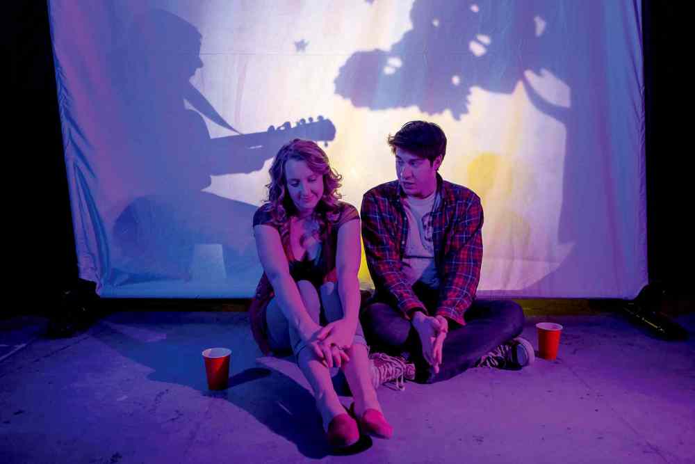 MATT DUBOFF PHOTO
Dorothy Carroll and Aaron Pridham in You Were There: A Shadowplay, on until Saturday at the MAP Studio.