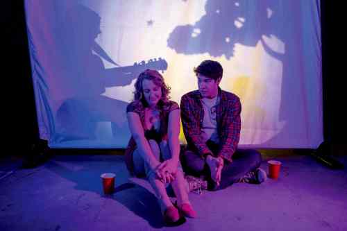 MATT DUBOFF PHOTODorothy Carroll and Aaron Pridham in You Were There: A Shadowplay, on until Saturday at the MAP Studio.