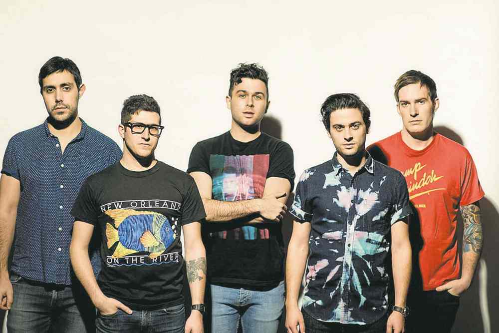 CP
Brooks Reynolds / submitted photo; The Canadian Press files
The Arkells (from left): Nick Dika (bass), Anthony Carone (keyboard), Max Kerman (lead vocals/guitar), Mike DeAngelis (vocals/guitar) and Tim Oxford (drums).