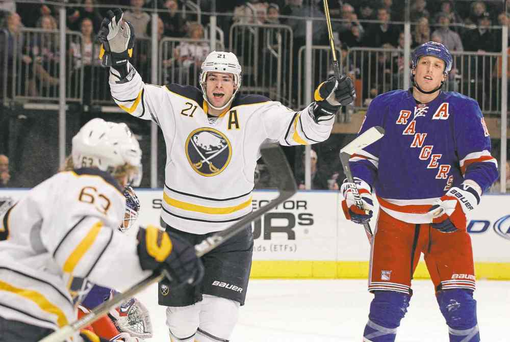 Tribune Media MCT
The Jets recently acquired winger Drew Stafford (21) from the Buffalo Sabres.