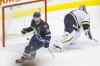 CP
John Woods / THE CANADIAN PRESS
Winnipeg�s Andrew Ladd celebrates after snapping the shootout winner past Blues goaltender Brian Elliott at the MTS Centre Thursday night.